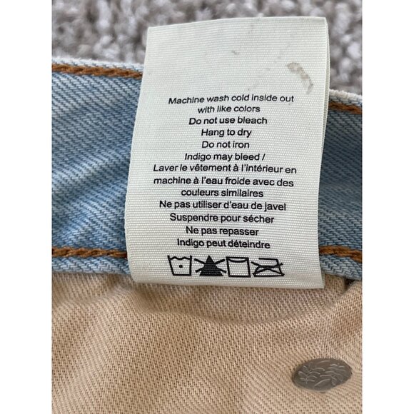 Rag & Bone High Rise Mini Skirt 17" Primrose Light Denim‎ Size 29 MSRP $204 - Picture 10 of 12